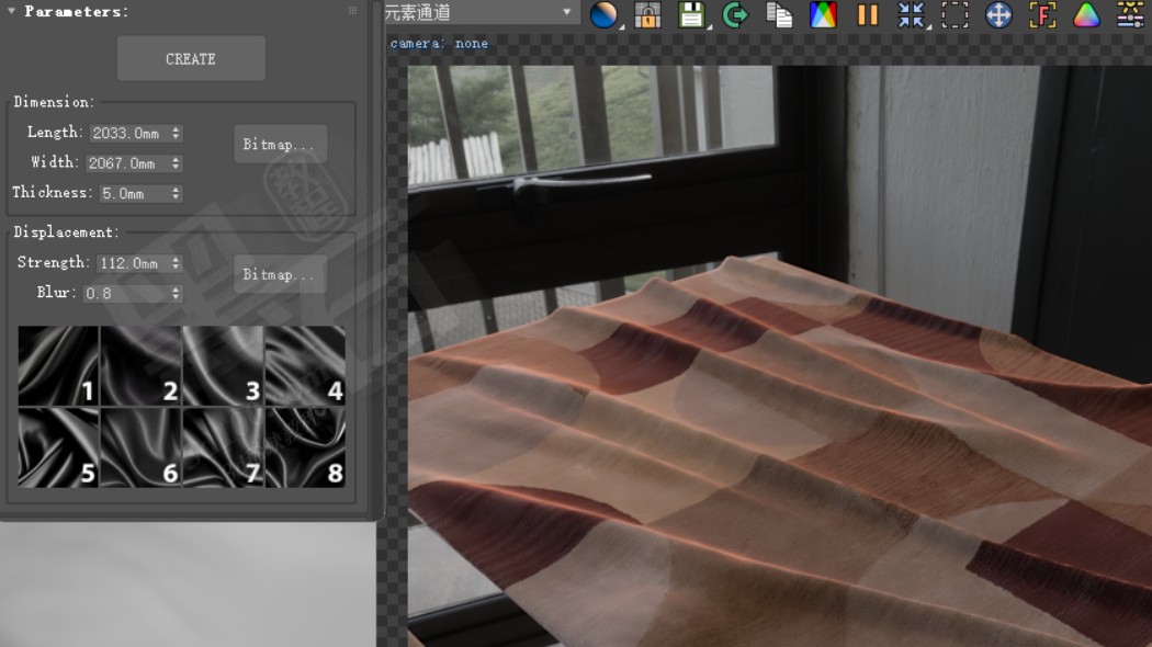 3dsmax 地毯生成器